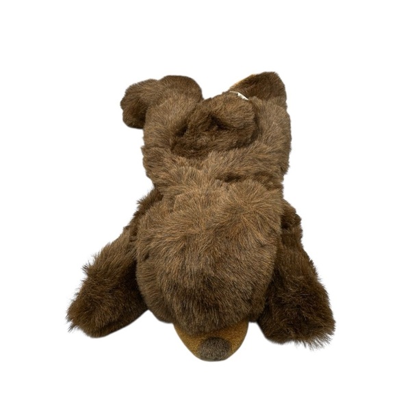 FINE TOY 16” BEAR HUGS BROWN VINTAGE STUFFED ANIMAL HEATING PAD COVER NO WARMER - Picture 5 of 10